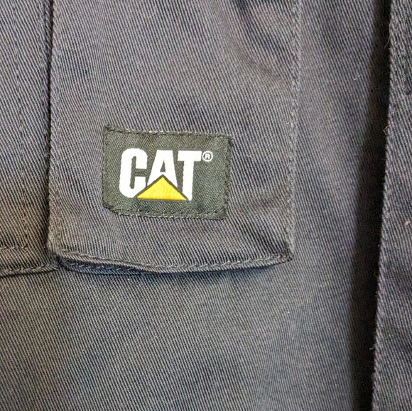 Navy CAT Workwear Jumpsuit - Picture 6 of 11
